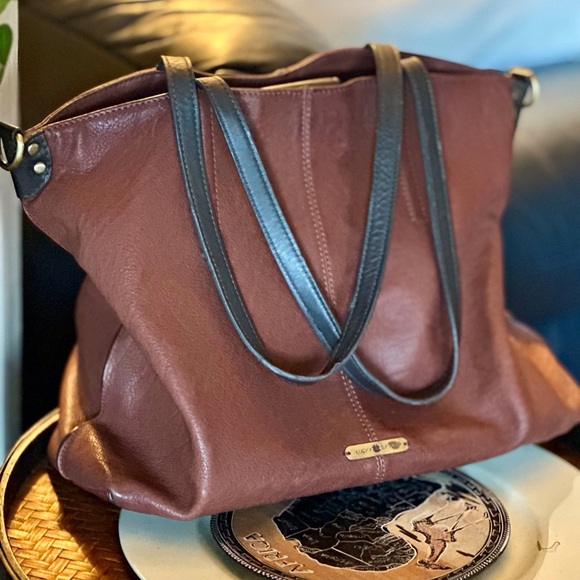 Lucky Brand Handbags - LUCKY BRAND Leather Tote Bag
